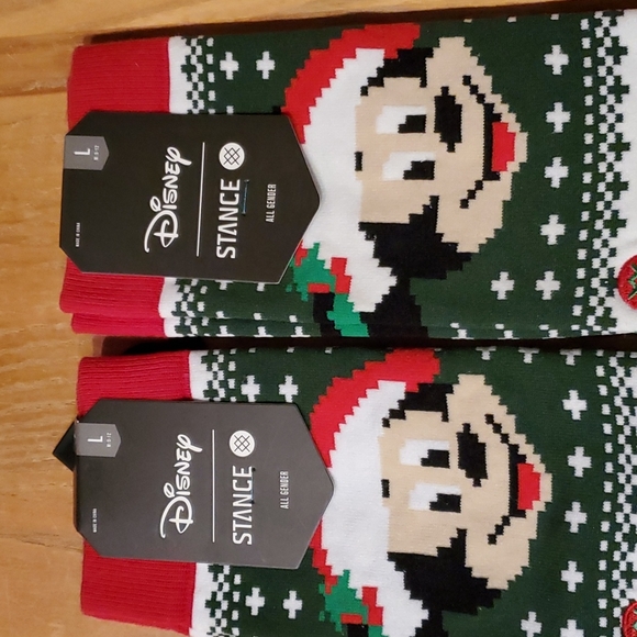 Disney Underwear & Socks Disney Christmas Sockstwo Pairs For One Poshmark